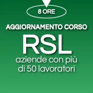 Aggiornamento RLS (aziende con più di 50 lavoratori)