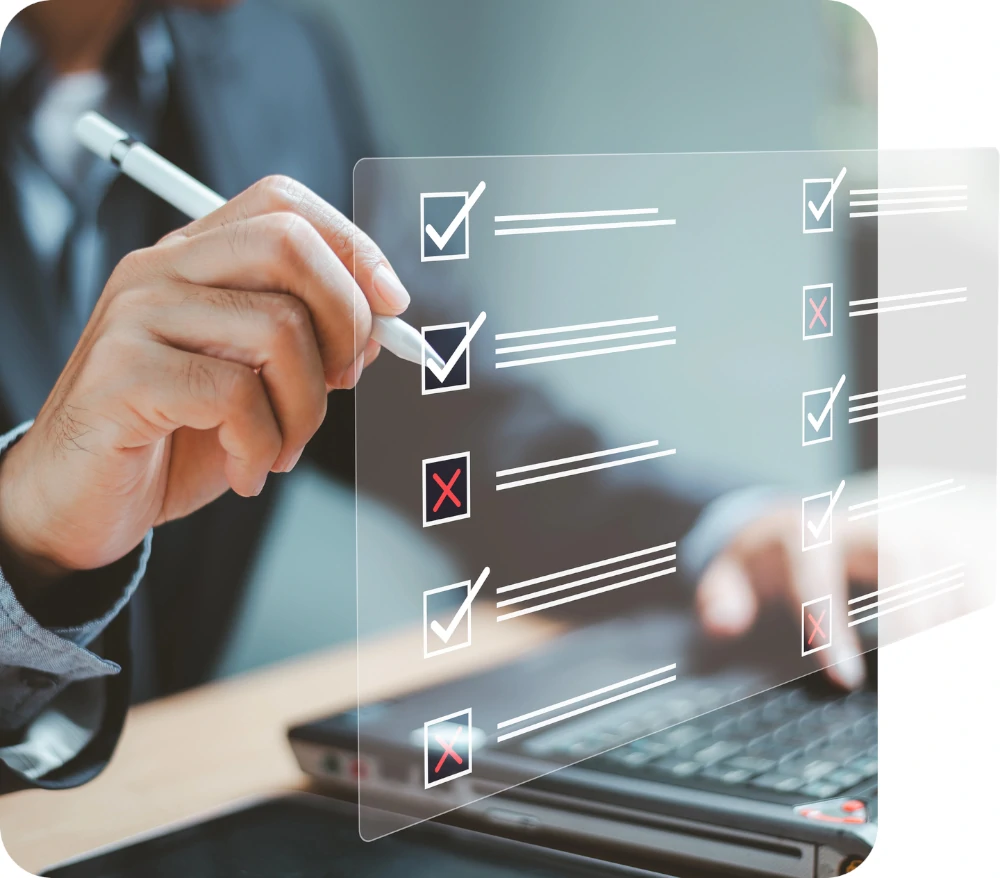 Checklist rappresentante il servizio di DVR a Cagliari offerto da TCertifico.